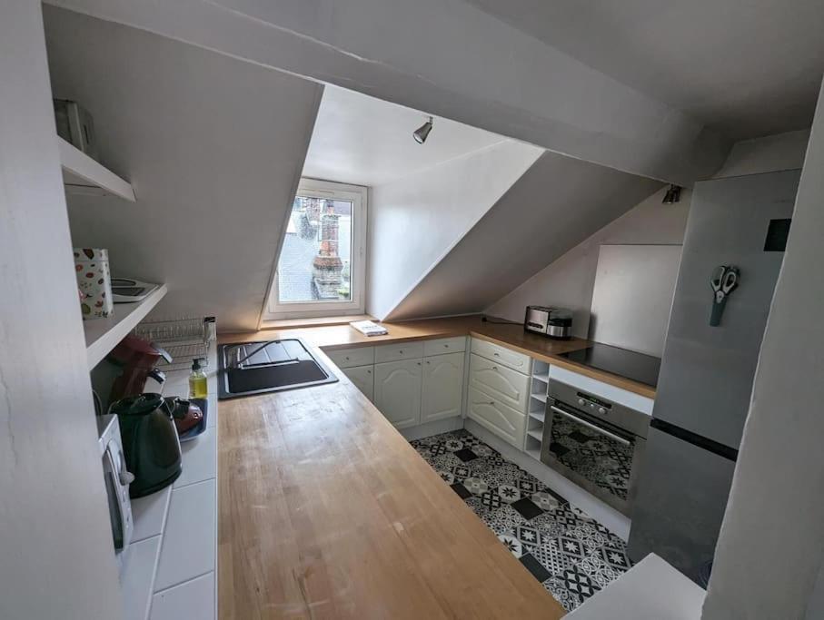 Appartement Terrasse Rouen Bagian luar foto