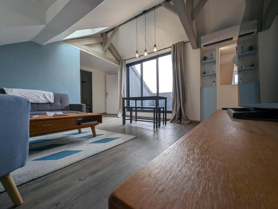 Appartement Terrasse Rouen Bagian luar foto